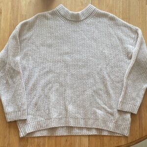 American Eagle Outfitters Cream Cozy  Sweater